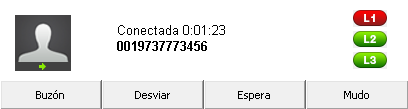 llamada conectada softphone