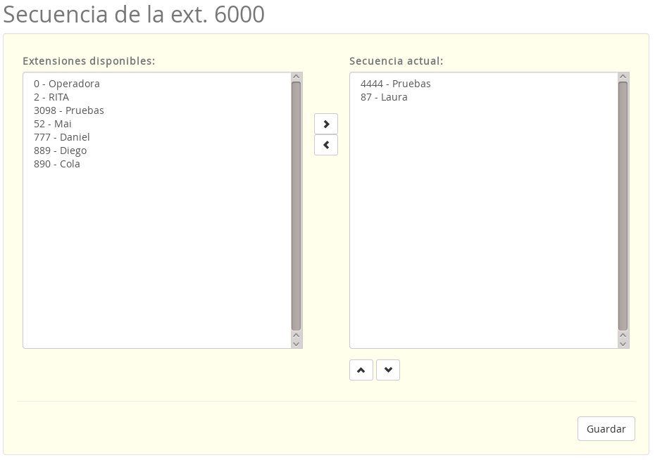 extensiones secuenciales