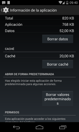  predeterminados para la app voip para android