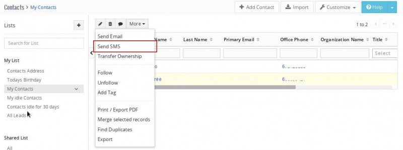 Archivo:Vtiger sms mas opciones.jpg